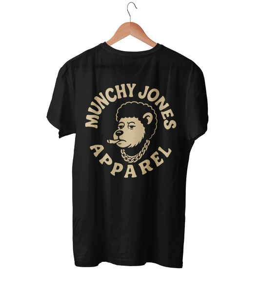 Black/Tan MJ apparel simple graphic Tee